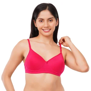 Fiore Full Coverage Light Paded Everyday Bra (Pack of 1) - Pink