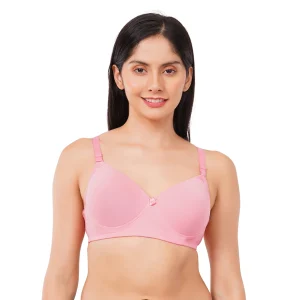 Fiore Full Coverage For Heavy Bust Everyday Bra (Pack of 1) - Pink