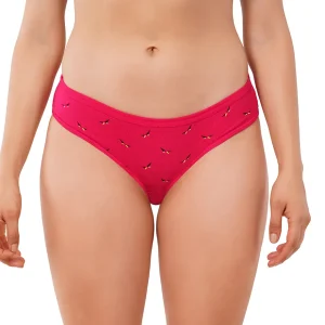 Fiore Buttefly Medium Waist Panty (Pack of 3) - Pink