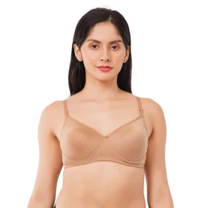 Fiore Full Coverage Light Paded Everyday Bra (Pack of 1) - Beige