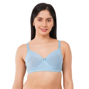 Fiore Full Coverage Light Paded Everyday Bra (Pack of 1) - Sky Blue