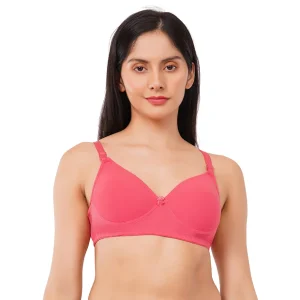 Fiore Full Coverage For Heavy Bust Everyday Bra (Pack of 1) - Pink