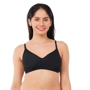 Fiore Full Coverage Everyday Bra (Pack of 1) - Black